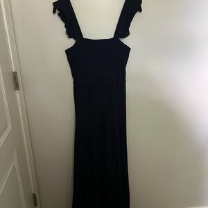 Long navy blue Maxi Dress